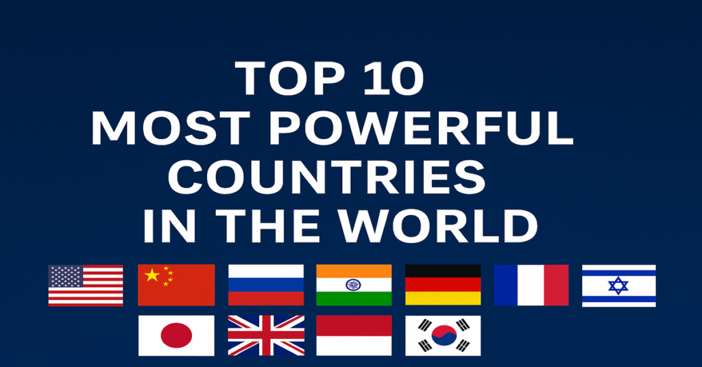 Top 10 Most Powerful Countries in the World