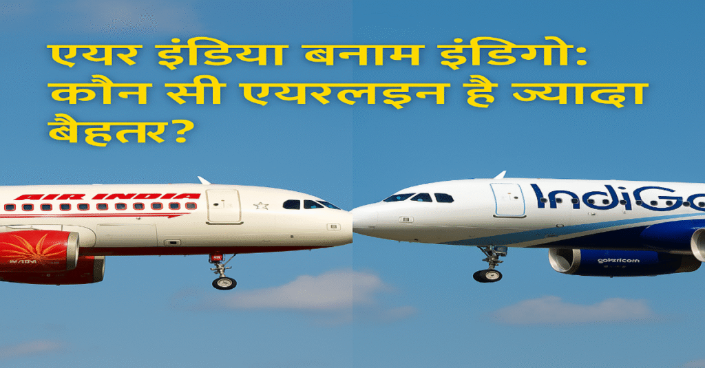 एयर इंडिया बनाम इंडिगो: कौन सी एयरलाइन है ज्यादा बेहतर?